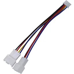 Кабель для подключения кулера 4pin-4pin/3pin 12см