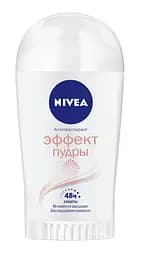Дезодорант стік антиперспірант Nivea Ефект пудри, 40 мл