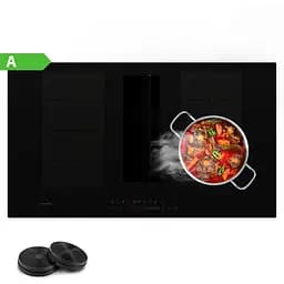 Индукционная плита с вытяжкой Klarstein Chef-Fusion DownAir System (10045558)