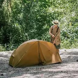 Намет Naturehike NH22ZP020 одномісний коричневий - мініатюра 3