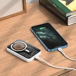 Портативна батарея Hoco Q10 5000 mAh White - мініатюра 6