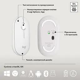 Комплект (клавіатура + миша) Logitech Pebble 2 Combo White (920-012240) UA [141509] - мініатюра 12
