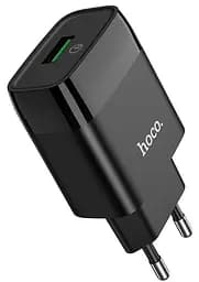 Адаптер сетевой HOCO Glorious C72Q 3 ампера блок быстрый черный