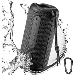 Портативний Bluetooth-динамік Linkyou - Удосконалені бездротові стереозвукові динаміки з 24-годинним часом відтворення, IPX7