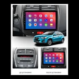 Штатний головний пристрій EasyGo MS1001-F50 10 inch Mitsubishi ASX 2010-2016, RVR 2010-2016, Outlander Sport 2010-2016 - мініатюра 2