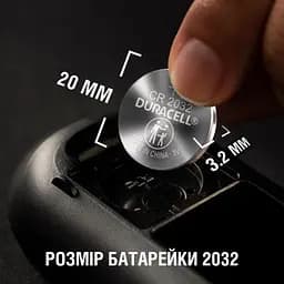 Батарейка Duracell CR 2032 спеціальна літієва типу таблетка 2032 3V 4 шт. в упаковці (5007662/5010951/5014799) - мініатюра 6