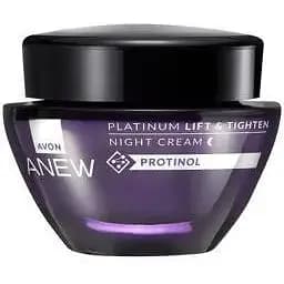Нічний відновлювальний крем для обличчя Avon Anew Platinum з технологією Protinol 50 мл