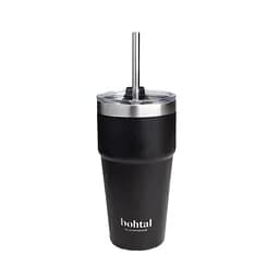 Пляшка-стакан для води Smart Shake Bohtal Insulated Travel Mug 600 мл чорний