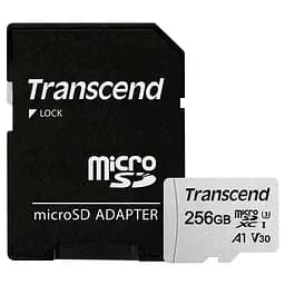 Карта памяти Transcend 256GB microSDXC UHS-I/U3 Class 10 300S A1 (TS256GUSD300S-A)