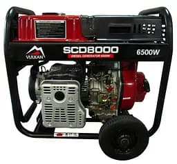 Генератор дизельний Vulkan 6.5 кВт SCD8000 - мініатюра 4