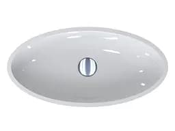 Умивальник Miraggio NICE (0000222) Miramarble, Глянцевий, Накладний, Білий - мініатюра 4