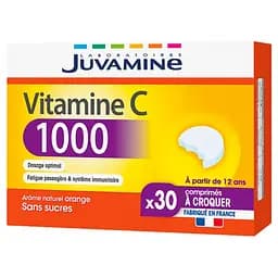 Витамин С Juvamine 1000 мг 30 жевательных таблеток