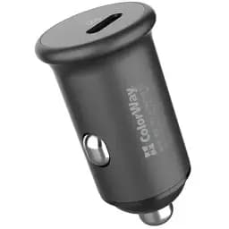 Автомобільний зарядний пристрій ColorWay, чорний, 1xUSB-C, PD, QC3.0, 3A (CW-CHA028PD-GR)