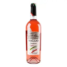 Вино Viaggio Dolchezza, розовое, полусладкое, 0,75 л
