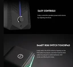 Комп'ютерні колонки Fantech GS 301 TRIFECTA Bluetooth Black - мініатюра 6