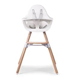 Стілець для годування Childhome Evolu 2 з бампером білий (CHEVOCHNW) - мініатюра 2