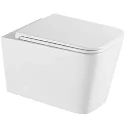 Унитаз подвесной Mixxus Premium Quadro-0302-T1 530x360x365 мм, система смыва Tornado 1.0 MP6456, Белый