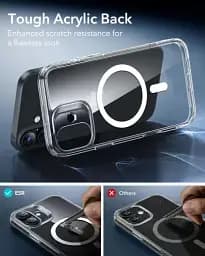 Прозорий чохол ESR Classic Hybrid Case (HaloLock) Clear для iPhone 16 Plus (1A7680102) - мініатюра 6
