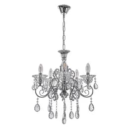 Люстра свічка Brille підвісна кришталева E14 40W (BCL-665S/5)