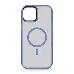 Чехол для Apple iPhone 15 Plus, Uniq MagCase, голубой, противоударный, панель-накладка с MagSafe, ударопрочный TPU+PC, с магнитом MagSafe, поддержка полноценной беспроводной зарядки, ArmorStandart (ARM75334)