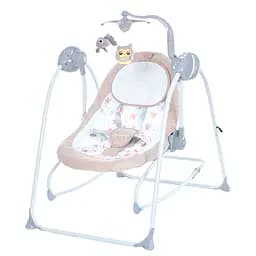 Гойдалка-шезлонг El Camino ME 1076 Emma Beige Stars бежева