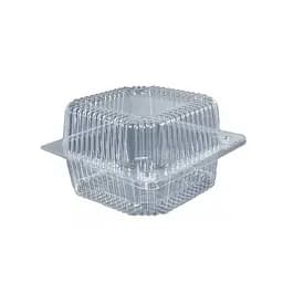 Пластиковый одноразовый пищевой контейнер 560 мл 118х118х68 мм 50 шт./уп. (ПС-7)