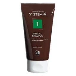 Шампунь №1 для нормальной кожи головы и склонной к жирности System 4 №1 Special Shampoo Sim Sensitive 75 мл