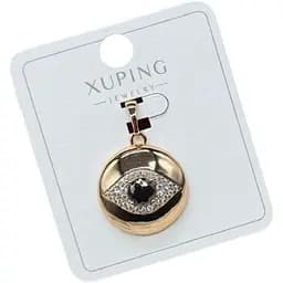 Підвіска на ланцюжок Xuping Кругле око з медичного золота з камінцями під золото