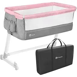 Ліжечко приставне Lionelo THEO Magnolia