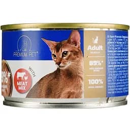 Паштет для взрослых кошек Premium Pet мясное ассорти 100 г