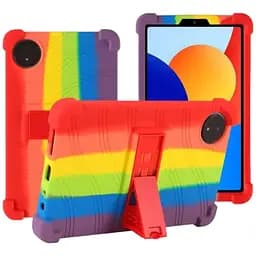 Чохол для планшета Xiaomi Redmi Pad SE 8.7 протиударний силіконовий Веселка