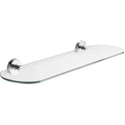 Полка стеклянная для ванной комнаты Volle Ronda 2535.270101, Хром