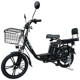 Електровелосипед Green Giant U18" 600W 48V 18Ah + сидіння/багажник чорний - мініатюра 2