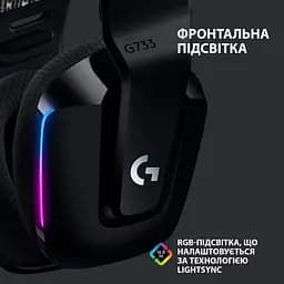 Ігрова гарнітура Logitech G733 Lightspeed Wireless RGB Black (981-000864) - мініатюра 4