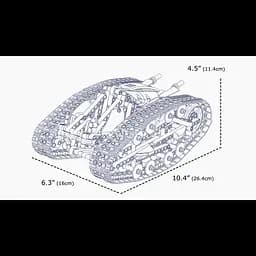 Конструктор машина на радіокеруванні MOULD KING всюдихід  Shape-shifter двосторонній позашляховик 836 деталей - мініатюра 4