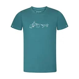 Футболка чоловіча Alpine Pro Noger XL Темно-бірюзовий