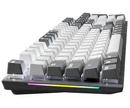 Клавиатура игровая механическая GamePro MK-144-G Hot-Swap Outemu Red Switch USB Gray-White - мініатюра 3