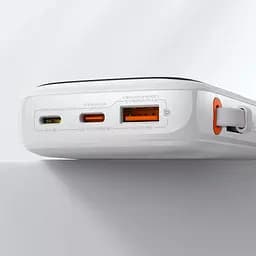Портативна батарея - зовнішній акб Baseus Qpow Pro 10000 mAh 20W PPQD020002 білий - мініатюра 5