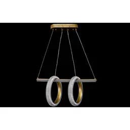 Светодиодный светильник подвесной кольца Linisoln 66009/1+2 BGD