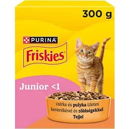 Сухой корм для котят Friskies Junior с курицей, молоком и овощами 300 г