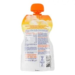 Упаковка фруктового пюре Агуня Яблуко-персик 900 г (90 г x 10 шт.) - мініатюра 3