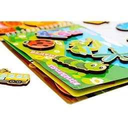 Розвиваючий Альбом "Головоломка на липучках" PuzzleOK Puz-22925 - мініатюра 3