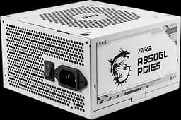 Блок живлення MSI MAG A850GL PCIE5 850W 80+ Gold White (MAG A850GL PCIE5 WHITE) - мініатюра 1