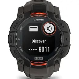 Смарт-годинник Garmin Instinct 3 50mm Solar Black with Charcoal Band (010-02935-00) - мініатюра 6