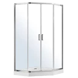 Душевая кабина Eger Iris 100x100 на низком поддоне 599-143, Хром