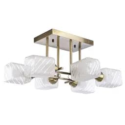 Люстра стельова Brille E14 40W BZ (BR-596C/6)