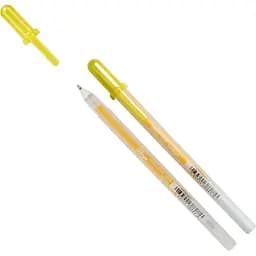 Ручка гелевая Sakura Glaze 3D-Roller Желтый