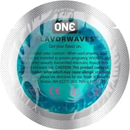 Презервативи One One Flavor Waves тропічний коктейль 3 шт. (ROZ6400230325) - мініатюра 3