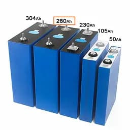 LiFePo4 Аккумуляторний елемент 3.2V/280A | Grade - A (896Wh) | Ω 0,17-0,18мОм