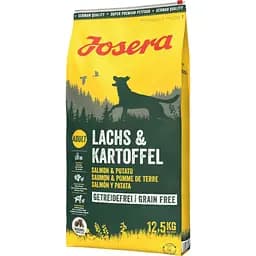 Сухий беззерновий корм для дорослих собак Josera Lachs Kartoffel з лососем і картоплею 12.5 кг